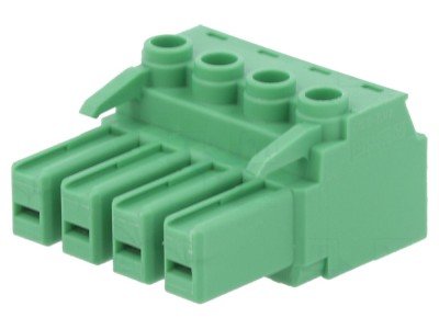 Conector regletă deconectabilă 4 piste 7,62mm foto