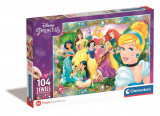 Puzzle Clementoni Disney Princess Jewels, 104 piese