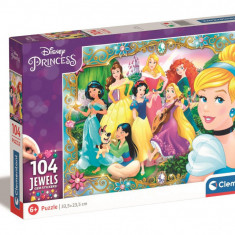 Puzzle Clementoni Disney Princess Jewels, 104 piese