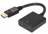 Adaptor Cablu DisplayPort (DP) Tata la HDMI Mama, Audio, Compatibil PC, Laptop, Monitor, Proiector - OEM