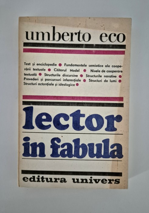 Umberto Eco Lector in fabula