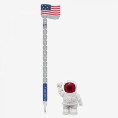 Set 2 gume de sters si 1 creion - To The Moon and Back | Legami