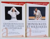 GRANDS MONOLOGUES DU THEATRE CLASSIQUE ET CONTEMPORAIN par DOMINIQUE TARALON ...FLAMINIA IACOVIELLO , VOLUMELE I - II , 2016