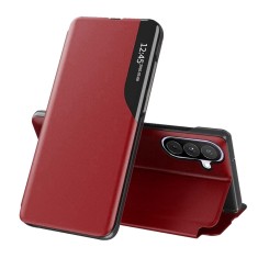 Husa pentru Samsung Galaxy A27 5G Eco Leather View flip tip carte, rosu