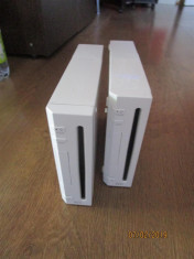 Consola Wii Originala alba modata + stand foto