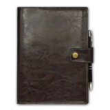Agendă din piele datata Mira Maro, 17 x 24 cm