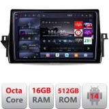 Navigatie Toyota Camry 2021- Edotec Kit-camry2021 8 core QLED 2K 16+512 360 Android Waze USB Navigatie Internet Youtube Radio CarStore Technology