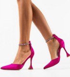 Cumpara ieftin Pantofi cu toc Ellya Fuchsia