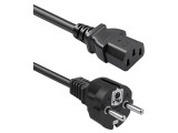 Cablu alimentare 3G1mm2 CEE 7/7 cu IEC C13 mamă, 3m, negru