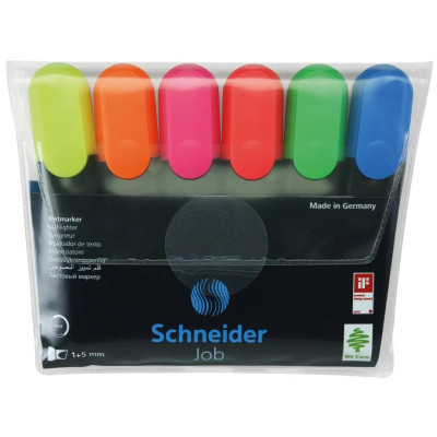 Set Textmarker Schneider Job 6 culori foto