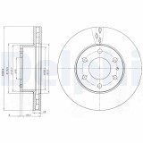 DELPHI BG4100 Disc frana