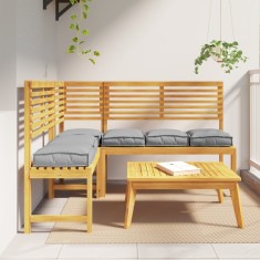 vidaXL Perne Pallet pentru scaun 6 piese Gri 40x40x8 cm Fabric Oxford
