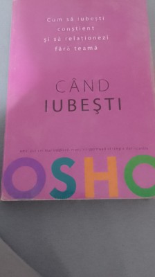 Osho - C&amp;acirc;nd iubesti foto