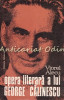 Opera Literara A Lui George Calinescu - Viorel Alecu
