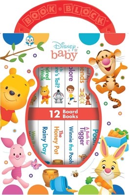Disney Baby - Winnie the Pooh - My First Library Board Book Block 12-Book Set - Pi Kids foto