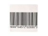 Etichete antifurt autoadezive RF, 40 x 40 mm, cu cod de bare fals, rola 1000 buc