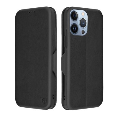 Husa 360&amp;Atilde;&amp;sbquo;&amp;Acirc;&amp;deg; iPhone 13 Pro Max Techsuit Safe Wallet Plus, negru foto