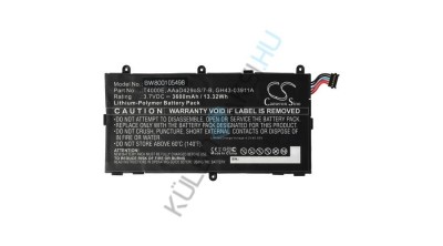 &amp;Icirc;nlocuire baterie tabletă VHBW pentru Samsung AAaD429oS/7-B, T4000E - 3600 mAh 3,7 V Li-polimer foto