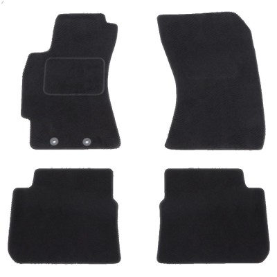 Set covorase auto mocheta Velor SUBARU FORESTER (SG), 10.2002-01.2008, negru, foto