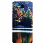 Husa silicon pentru Huawei Y6 2017, Lake Minnewaska Autumn