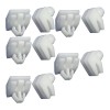 Set 10 clipsuri ornament Mercedes Clasa A (W176), Clasa C (W205), Clasa Cla (C117), Clasa E (W212) Sdn/Estate, Clasa S (W222), ornamente praguri exte, Rapid