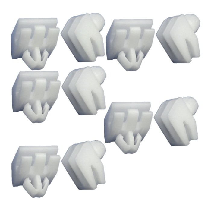 Set 10 clipsuri ornament Mercedes Clasa A (W176), Clasa C (W205), Clasa Cla (C117), Clasa E (W212) Sdn/Estate, Clasa S (W222), ornamente praguri exte