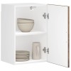 VidaXL Dulap de bucatarie &quot;Porto&quot; din lemn de stejar afumat 854032