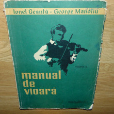 Manual de vioara-vol.III -Ionel Geanta -George Manoliu