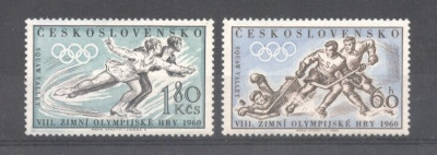 Czechoslovakia 1960 Olympic Winter Games, Squaw Valley, MNH S.396 foto