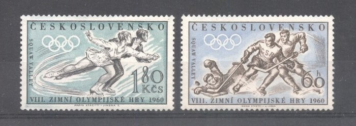 Czechoslovakia 1960 Olympic Winter Games, Squaw Valley, MNH S.396