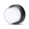 LAMPA LED 12W IP65 3000K ALB CALD - NEGRU, V-TAC