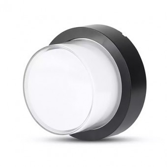 LAMPA LED 12W IP65 3000K ALB CALD - NEGRU foto