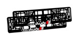 Cumpara ieftin Set 2 suporturi numar inmatriculare personalizat Creative Rey&reg;, Audi, Autohelix MSA