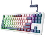 Tastatura Mecanica Gaming Trust GXT 872 Xyra, RGB, USB, alb