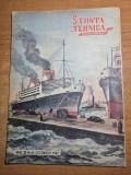 Stiinta si tehnica pentru tineret octombrie 1952-arta navigatiei,adrenalina
