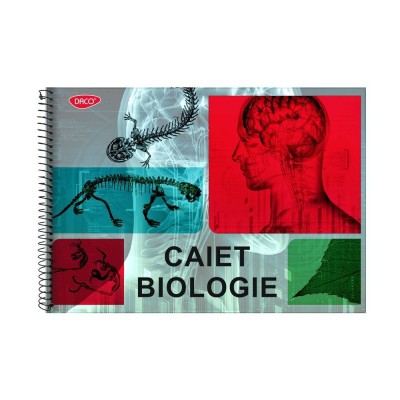 Caiet spira biologie A4 24 file DACO foto