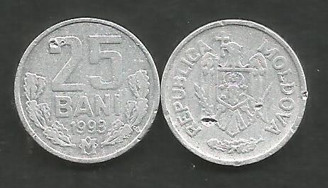 MOLDOVA 25 BANI 1993 [03]