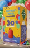 Butelie Heliu de Unica Folosinta, Butelie pentru 30 Baloane Latex, Ideala pentru Petreceri si Evenimente, 7l, 20x20x37, Rosu