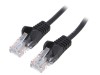 Patch Cord Ethernet CAT5e Negru 5m, Goobay