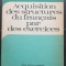 Acquisition des structures du francais par des exercices - Monique Boy, Brăescu