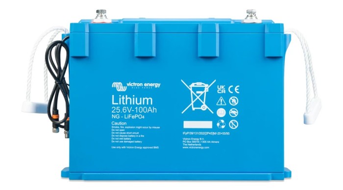 Victron Energy LiFePO4 25,6V/100Ah - NG (NextGen) - Baterie inteligentă litiu-fier-fosfat