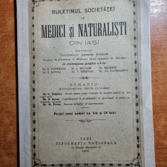 buletinul societatii de medici si naturalisti din iasi - anul 1899