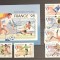 CAMBODIA FOTBAL C.MONDIALA FRANTA 1998 SET SI COLITA NESTAMPILAT MNH