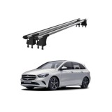Set bare transversale aluminiu cu prindere in puncte fixe compatibile Mercedes Clasa B W247 2018-> negre sau argintii Cod: 120101 Kit 204