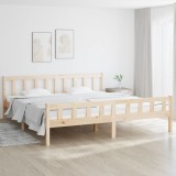 vidaXL Cadru de pat, 160x200 cm, lemn masiv