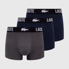 Lacoste boxeri 3-pack barbati, culoarea negru