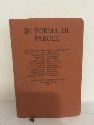 In Forma Di Parole - Anno Quinto Numero Secondo Aprile Maggio Giugno 1984 foto