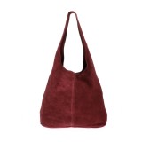 Cumpara ieftin Geanta dama Monica GT3772, piele intoarsa, bordo