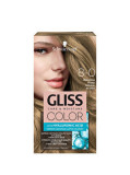 Vopsea de par permanenta Gliss Color, 8-0 Blond Natural, 143 ml