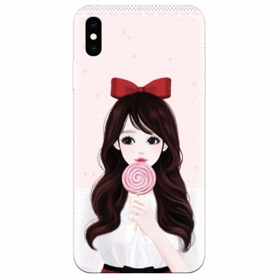 Husa silicon pentru Apple Iphone XS Max, Girly 001 foto